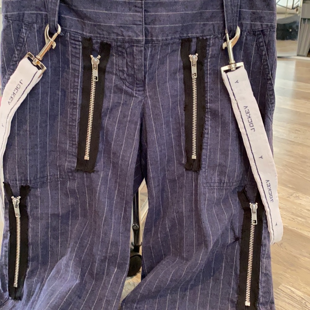 COPY - Pinstripe bondage Capri pants